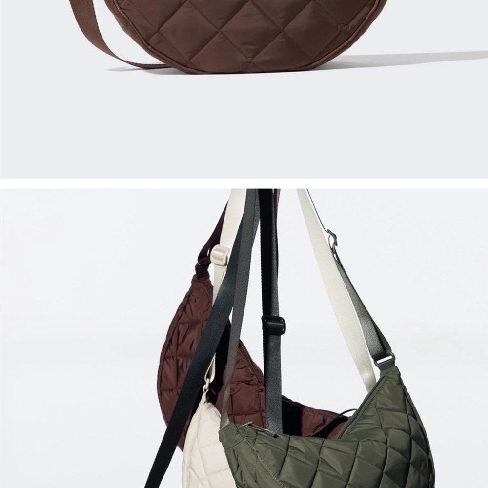 Brown Quilted Women's Bag